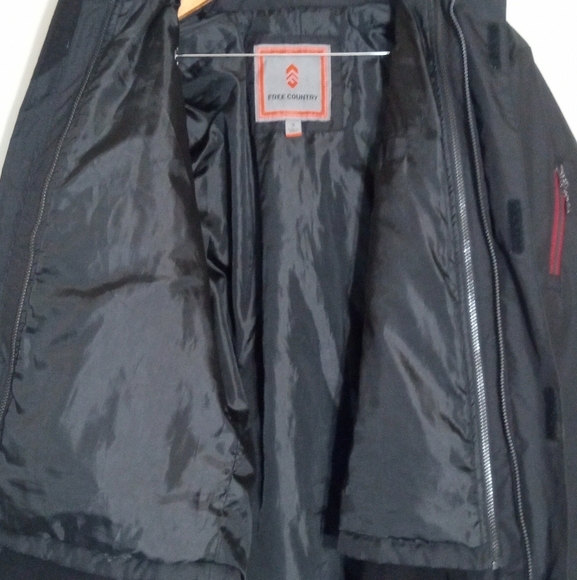 Free Country winter coat charcoal grey with removable lightweight jacket liner - Picture 10 of 15